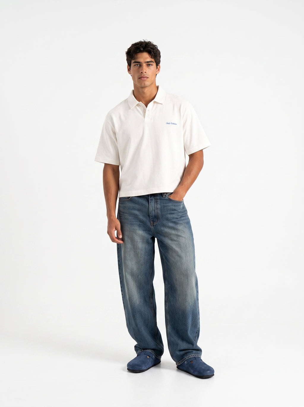 VC-109-Ivory Mist Essence Polo Shirt