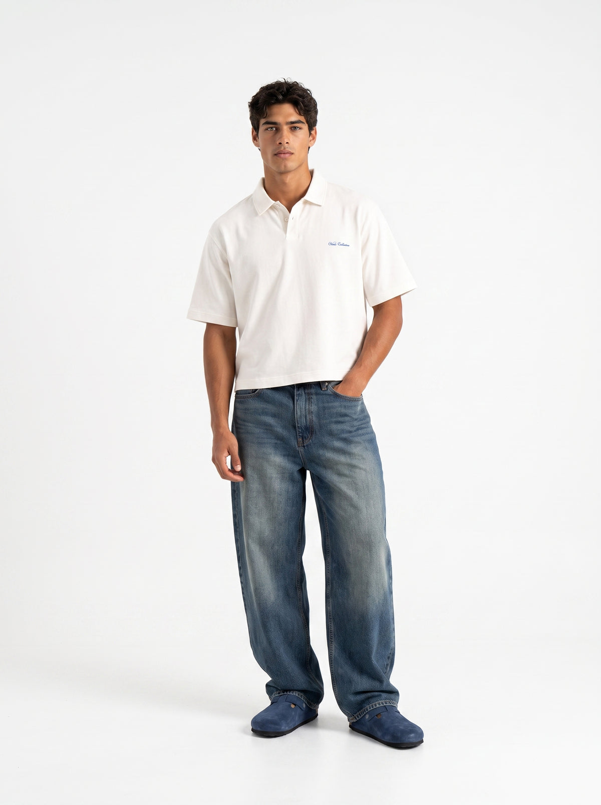 VC-109-Ivory Mist Essence Polo Shirt