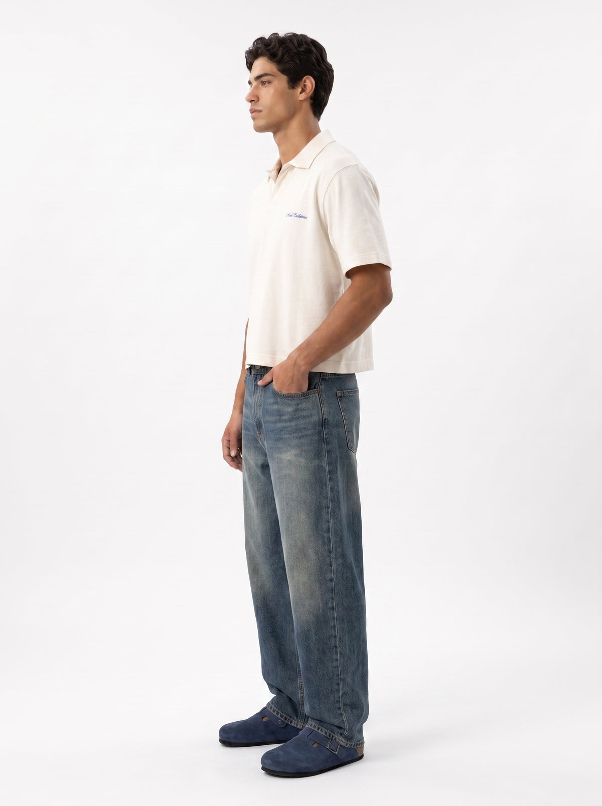 VC-109-Ivory Mist Essence Polo Shirt