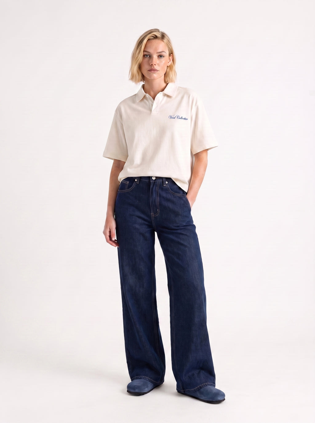 VC-109-Ivory Mist Essence Polo Shirt